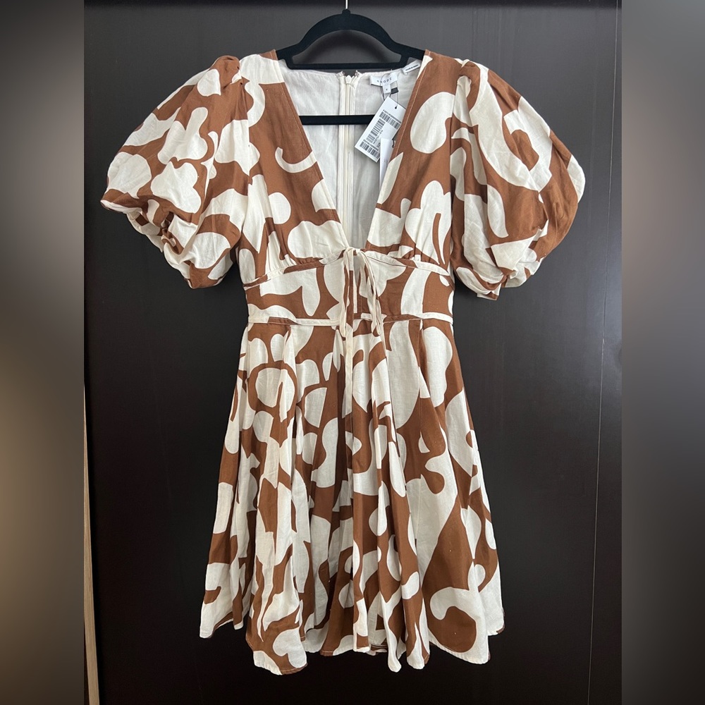 Rhode Madeline dress in Free Spirit Brown